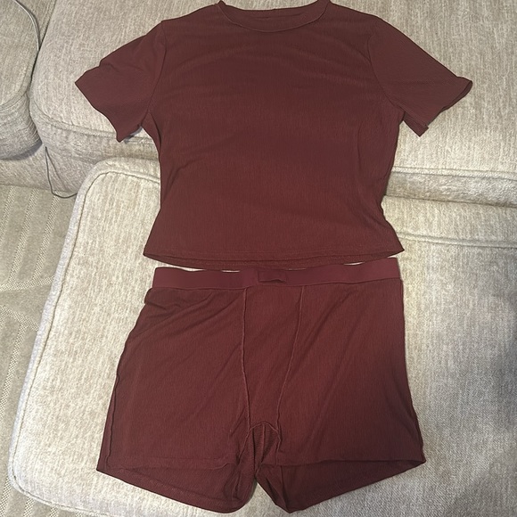 Temu | T-Shirt and Boxer Shorts Lounge Set - Picture 4 of 11